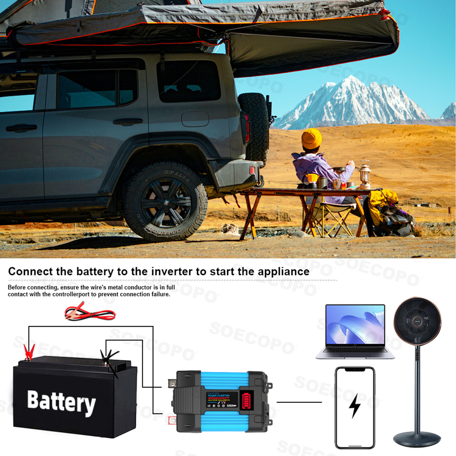 6000W Solar System DC12V to 110V/220V Inverter System100A Controller 500W Panel