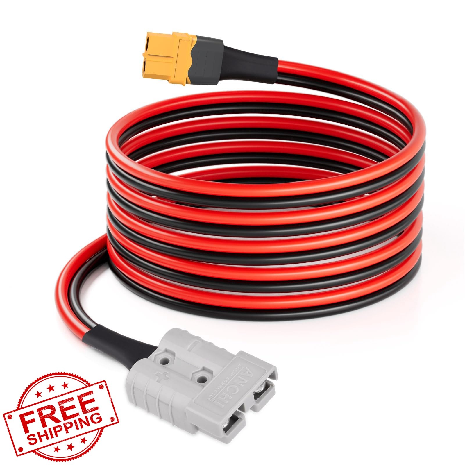 ELFCULB 10AWG 10FT SB50 to XT60 Cable