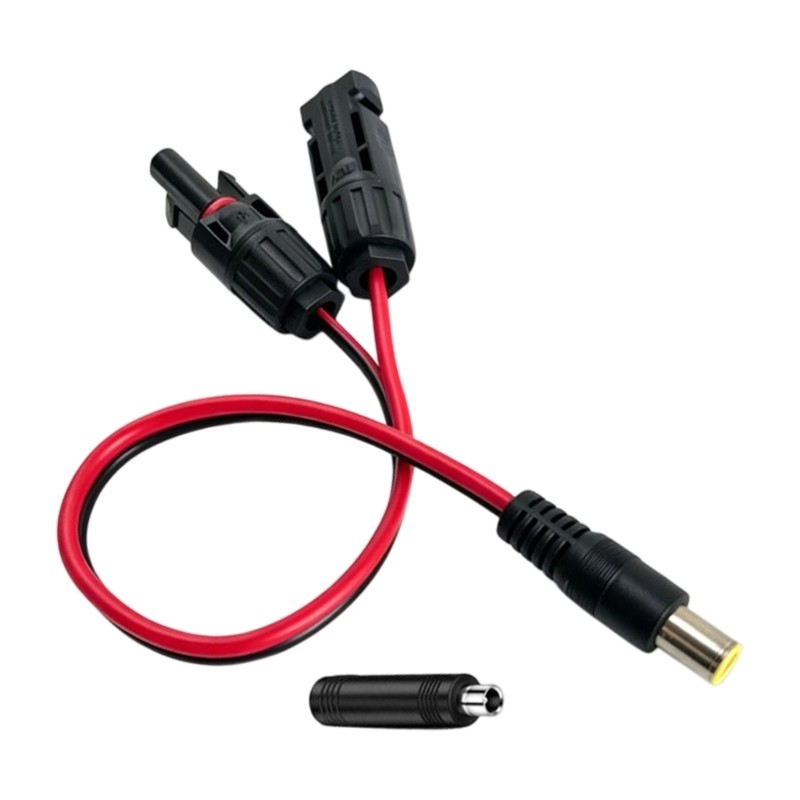 MC4S Solar Connectors Adapter Cable for Portable Power Input, DC7909 Charging