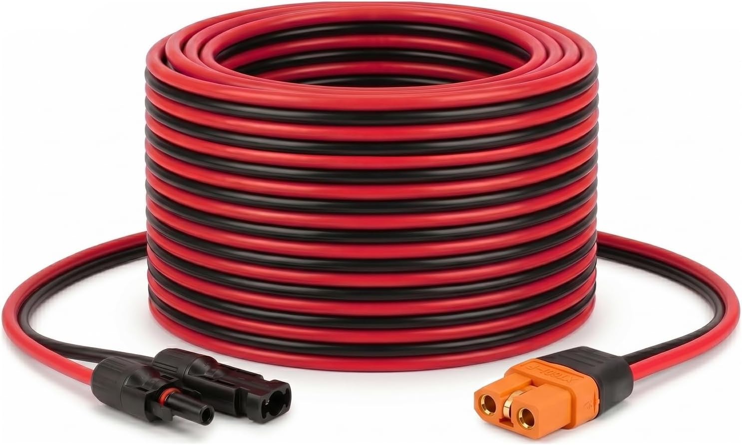 High-Performance 10AWG XT60i Extension Cable – 20FT Waterproof Solar Connector