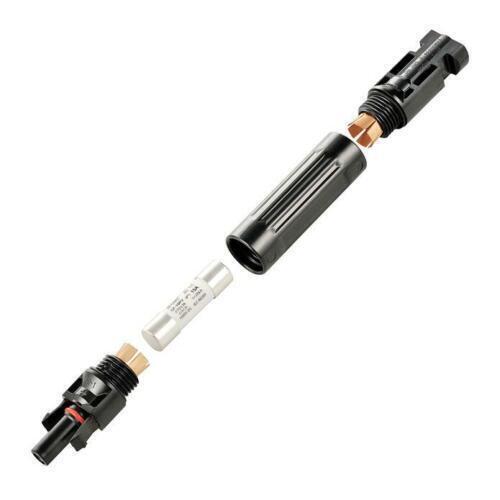 32A Quick Release Fuse Holder In-line Solar Panel Cable PV Connector 1000V DC