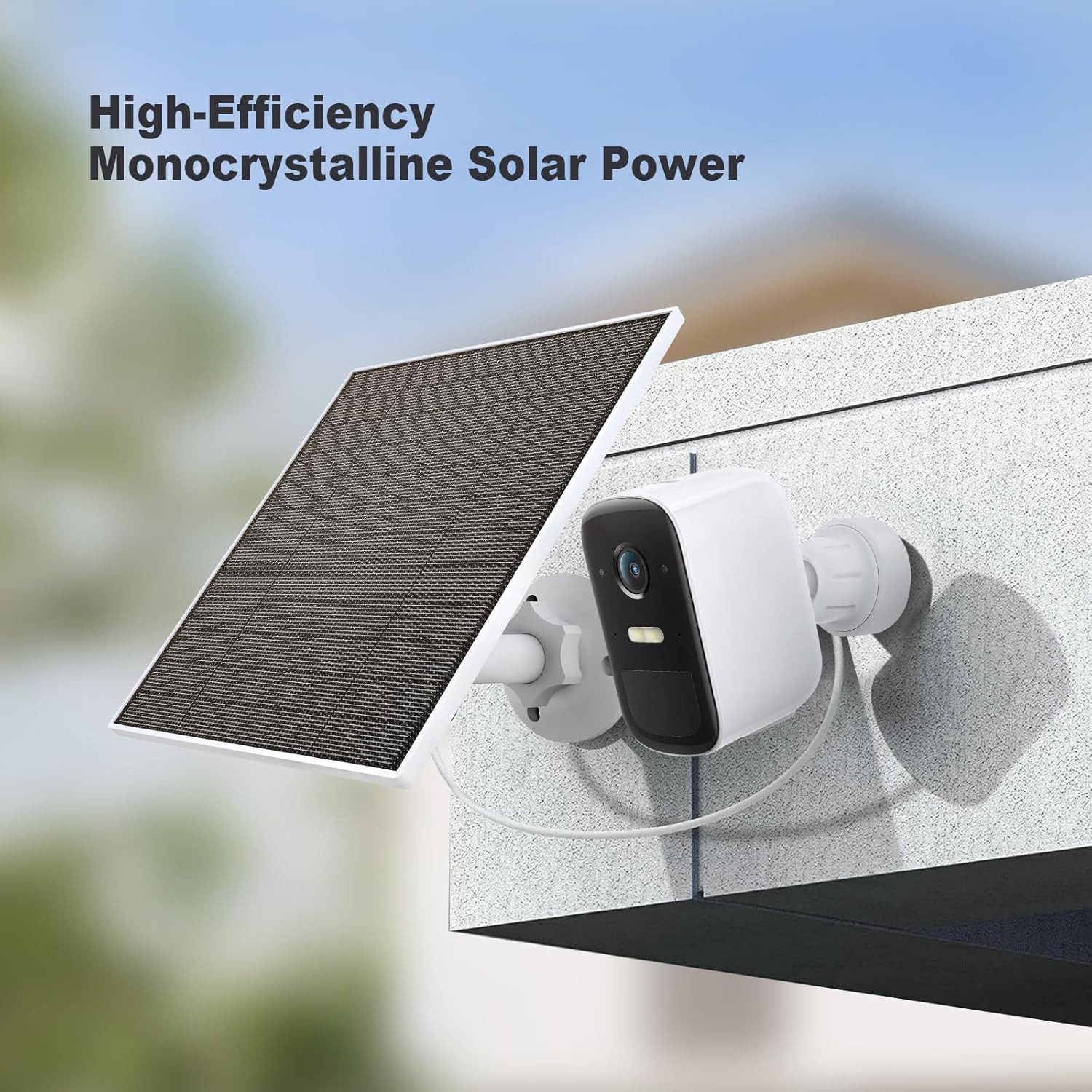 Solar Panel Eufy Camera 5W Solar Panel Compatible W/ Eufycam 3/3C/2/2 Pro/2C/2C