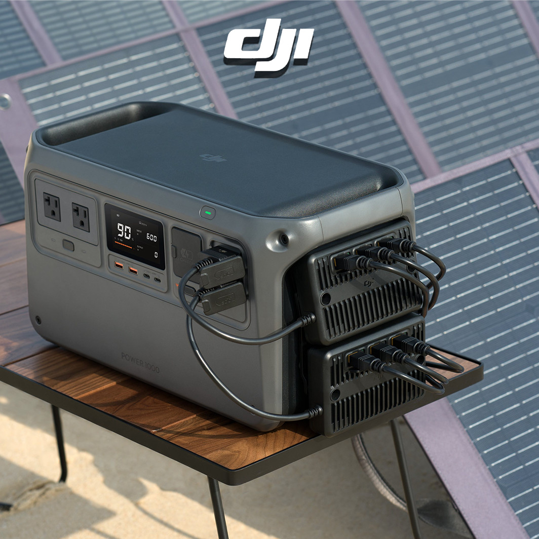 Original DJI Power Solar Panel Adapter MPPT–Charge Power 500/1000/2000 w/ Solar