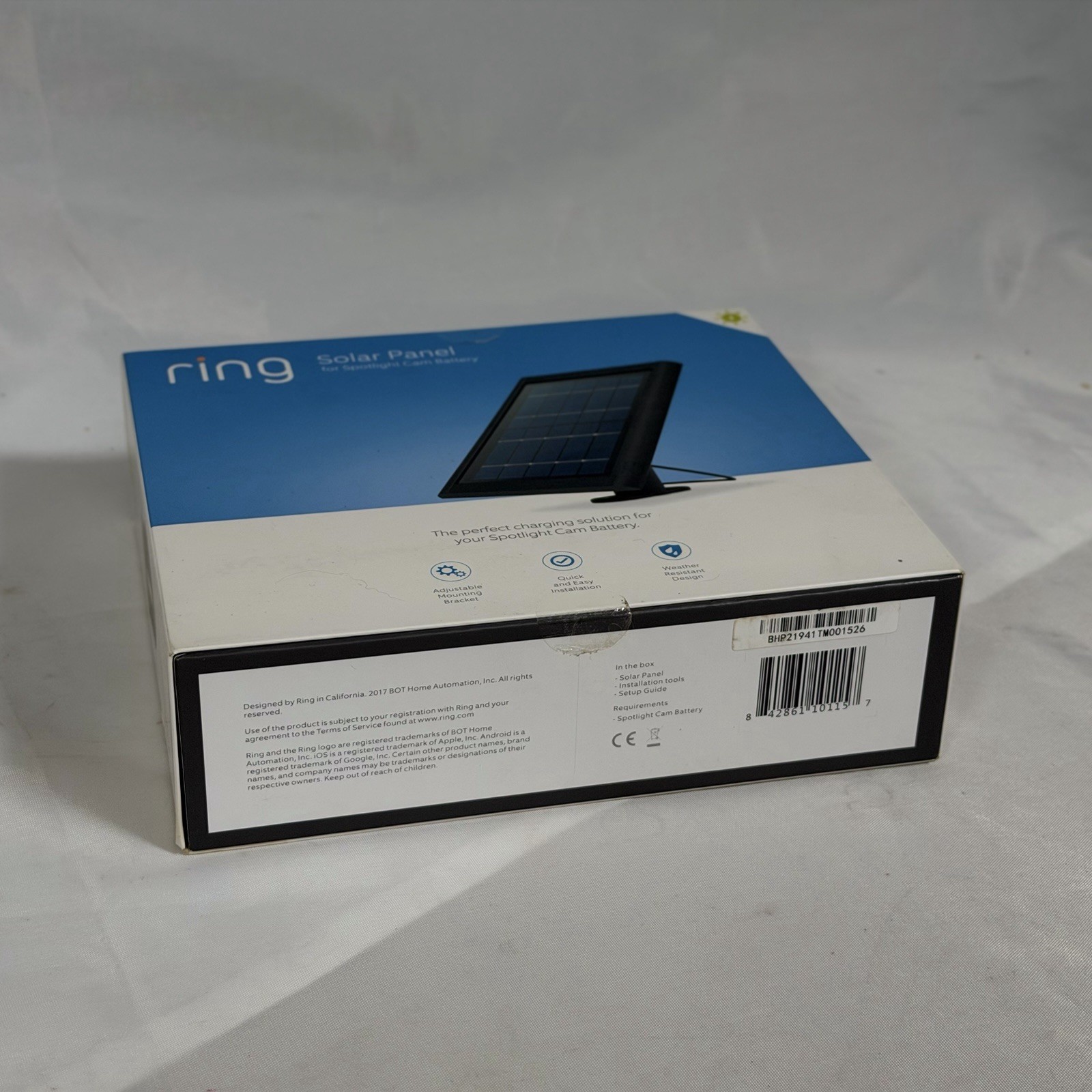 NEW Ring Solar Panel for Ring Spotlight Cam Battery Camera NIB