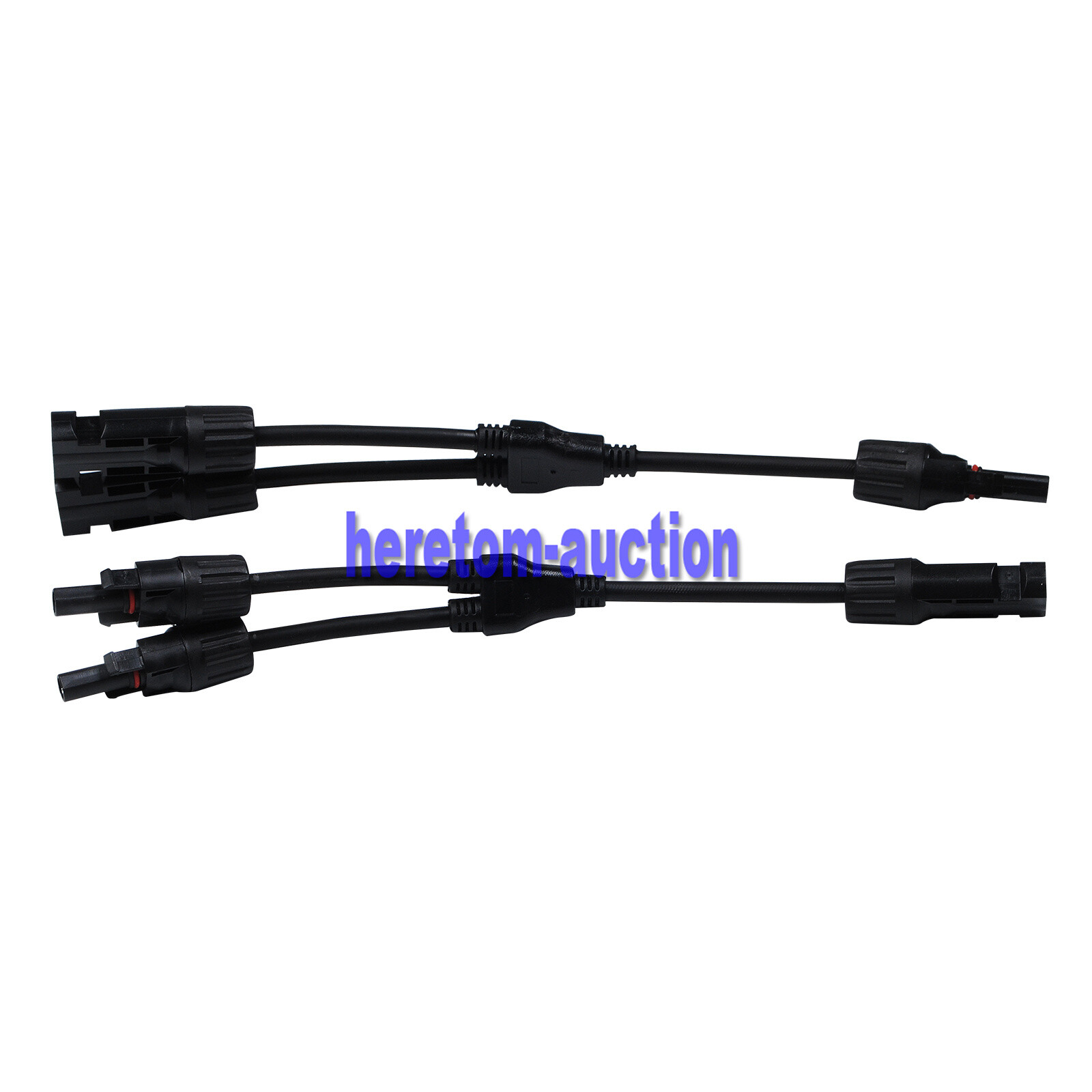 Solar Panel Y Branch Cable Connection Waterproof Adapter Connector Extension