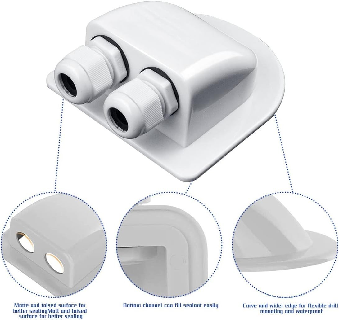 Versatile 2-6 mm Solar Cable Connector – Weather-Resistant ABS Construction