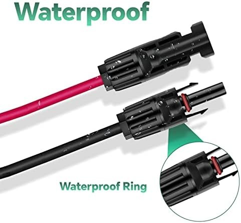 6-in-1 Solar Connector Kit with Female and Male Connectors, Universal Solar Adap