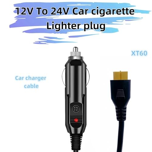 6.8FT Portable12V/24V Car Charger Suitable Compatible Ecoflow Delta/River,