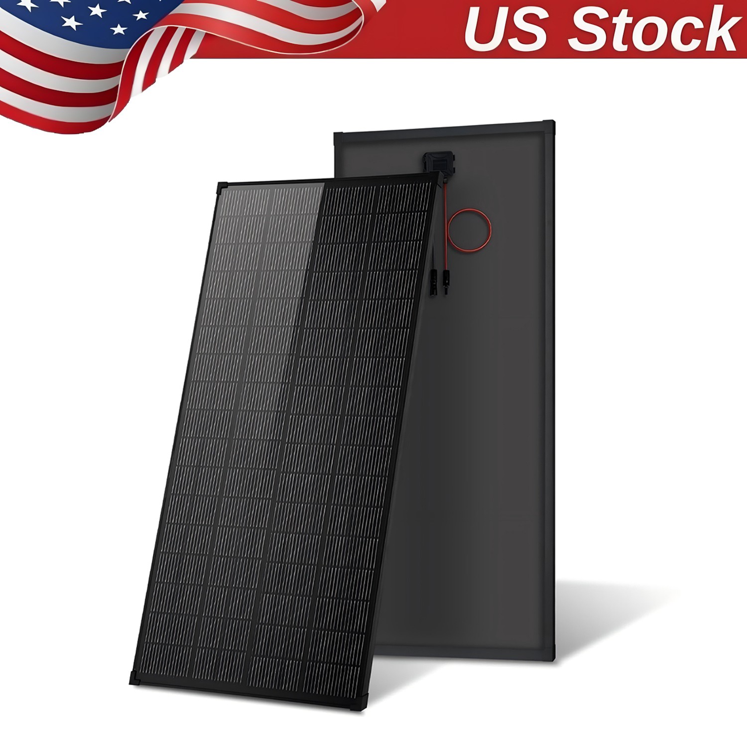 200 Watt Solar Panel N-Type PV Off-Grid Battery Power Charge Roof RV Home Boat