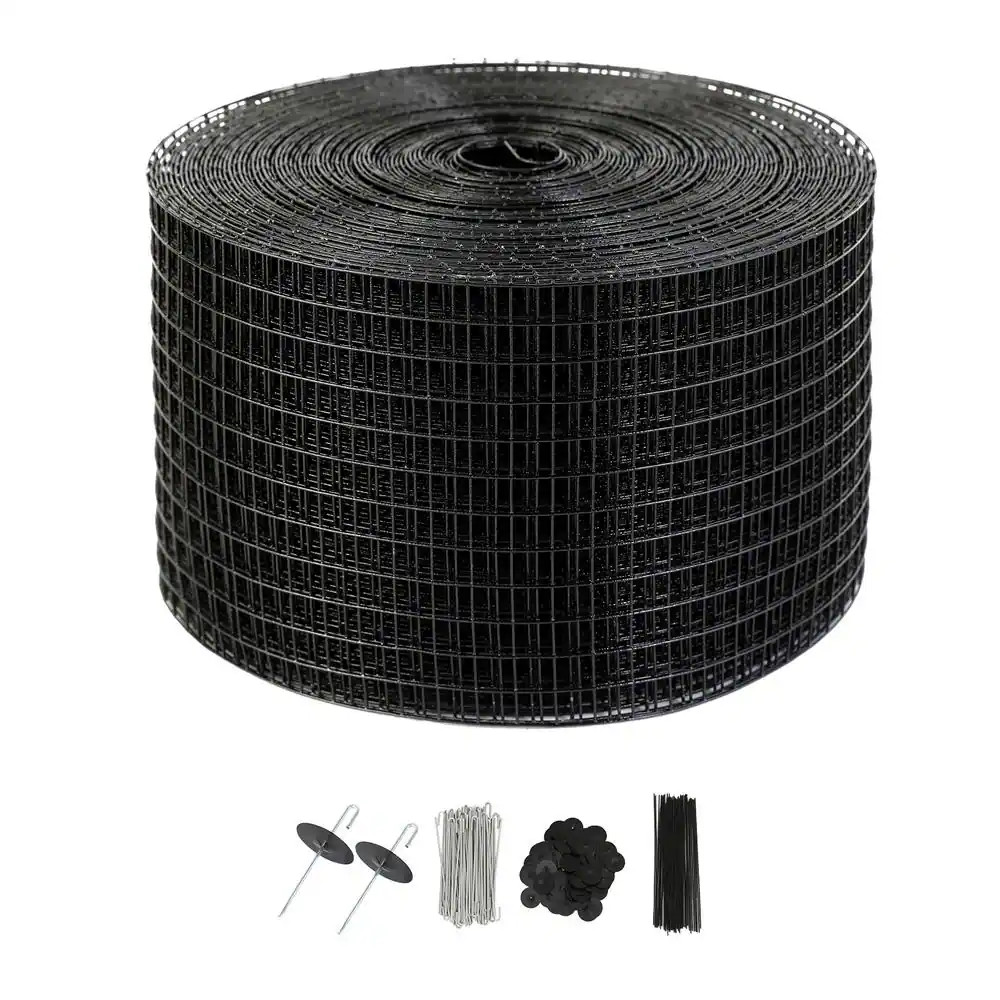 8 In. X 100 Ft. Solar Panel Bird Guard Critter Roll Kit with 70 Fasteners Rust-P