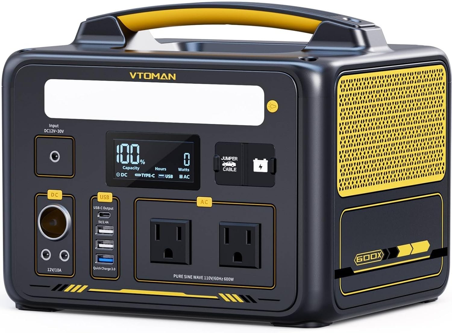 Jump 600X Portable Power Station 600W, 299Wh Solar Generator