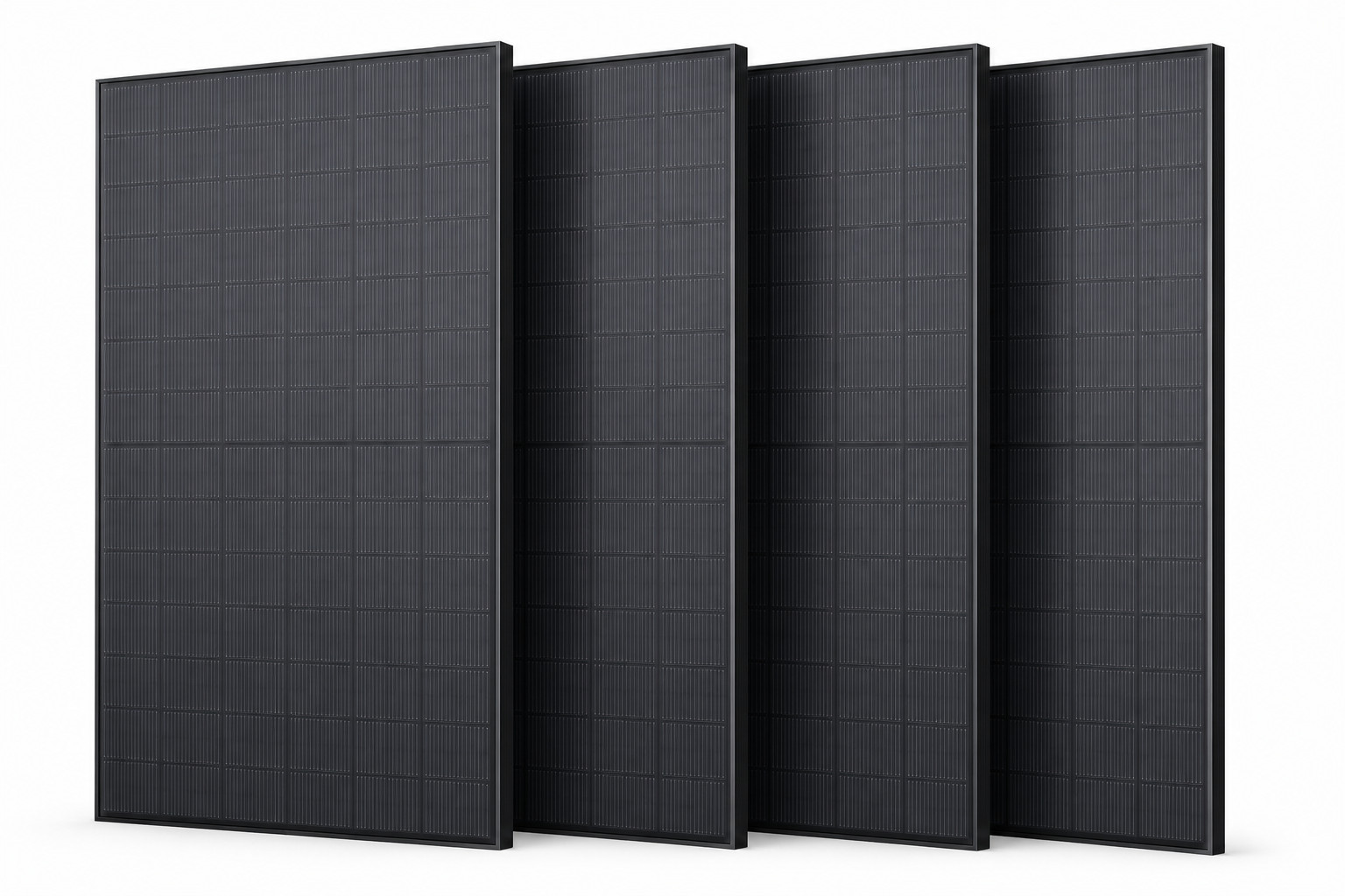 MESSi SOLAR 4 x 450W = 1800W Solar Panels, Bifacial N-Type Mono | Plug-n-Play