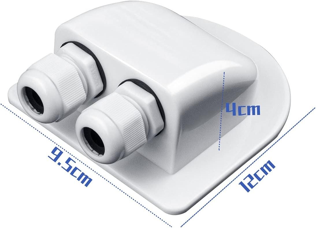 Versatile 2-6 mm Solar Cable Connector – Weather-Resistant ABS Construction