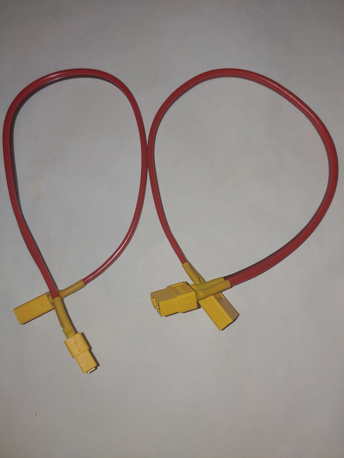 2PCS SILICON OFC Pure Copper 10AWG XT60 FEMALE TO MALE 1 Ft EXTENSION CABLE USA