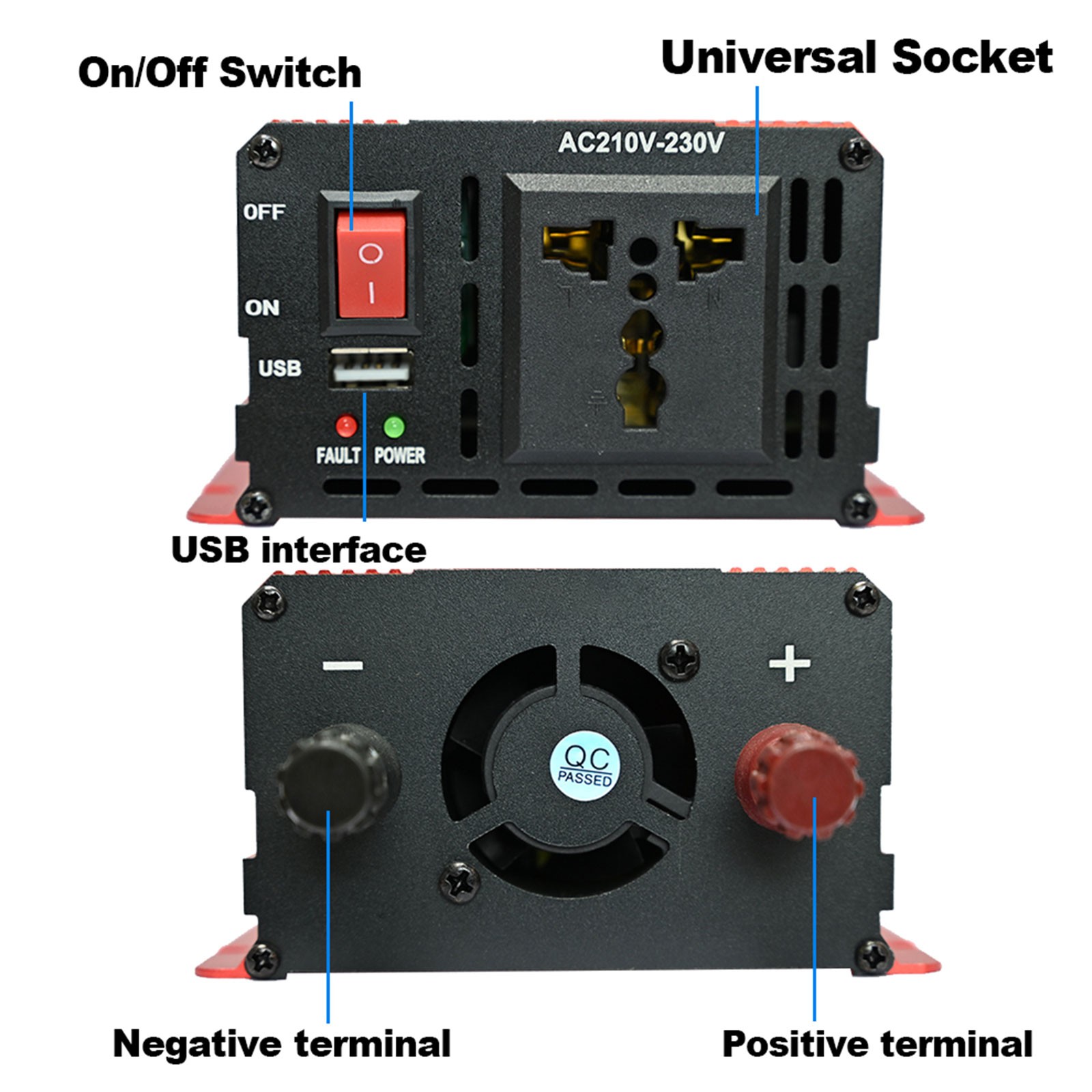 6000W Peak Solar System Kit 2pcs Panel 110V/220V Inverter For Camp Home charger