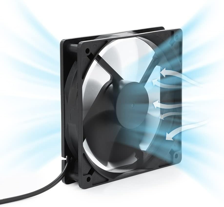Eco-Friendly 12W Solar Panel Fan Kit for Livestock and Garden Ventilation