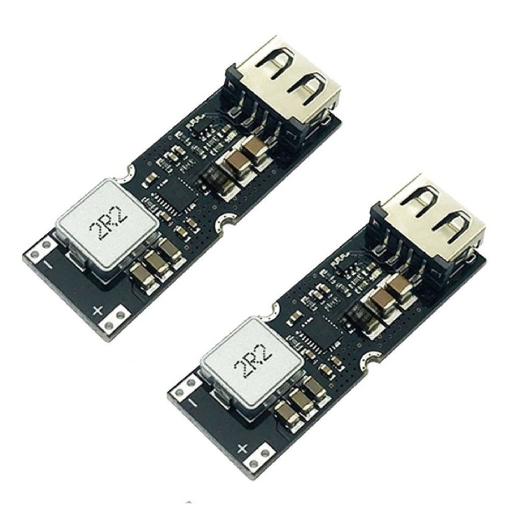 TPS61088A 2PCS 24W Boost Converter Module 2.8V-4.5V to 4.5V-12V Output
