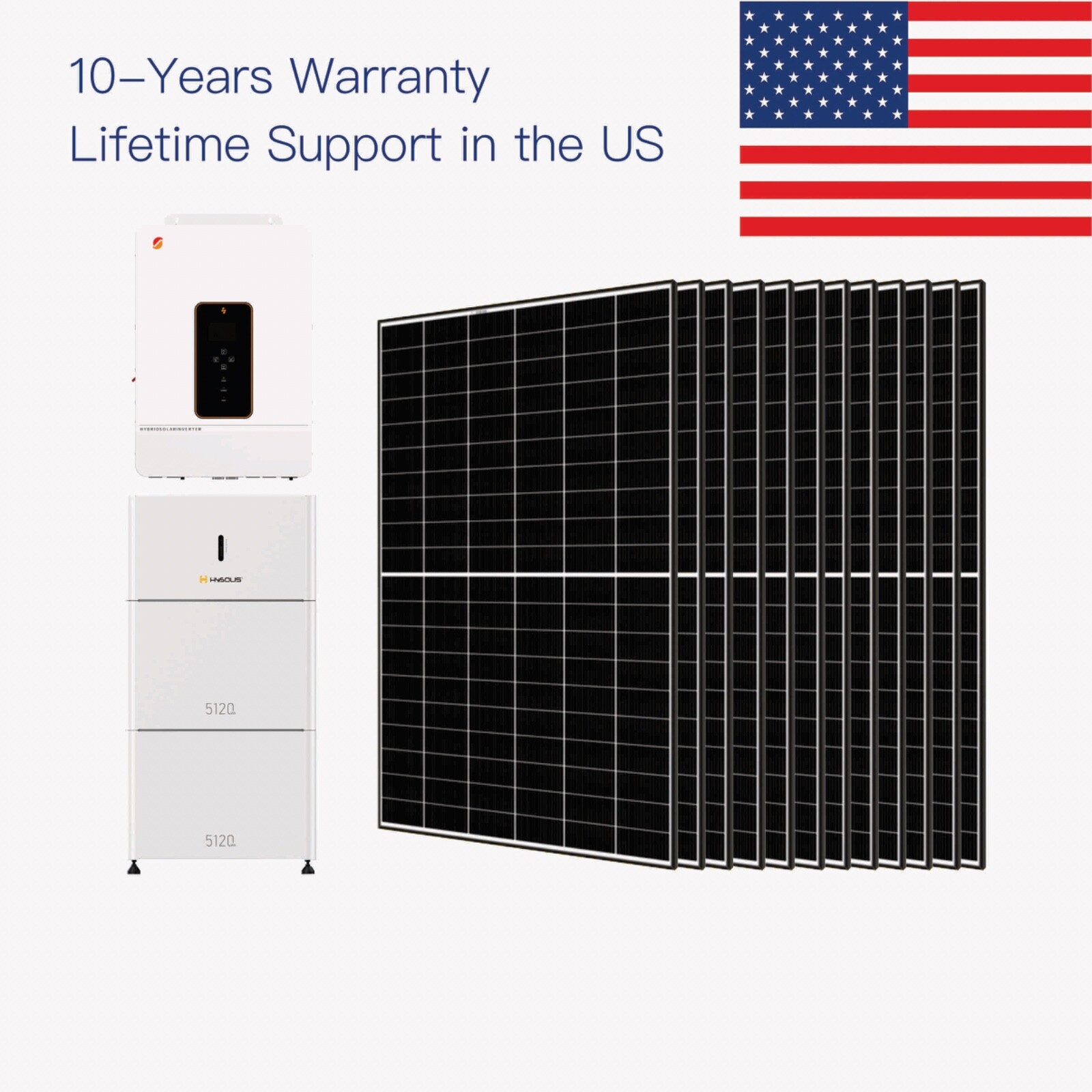 Solar power system complete kit Solar lithium battery power station ready to use