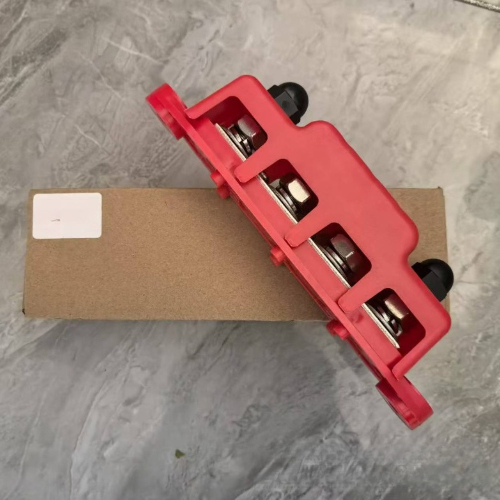 12V Busbar 250A Distribution ABS Plastic Housing Pure Copper Conductor