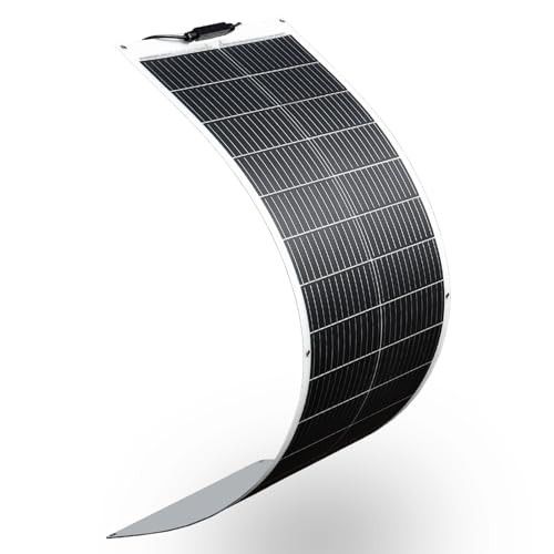 Flexible Solar Panel 100W 12V Monocrystalline Solar Cell Fiberglass White