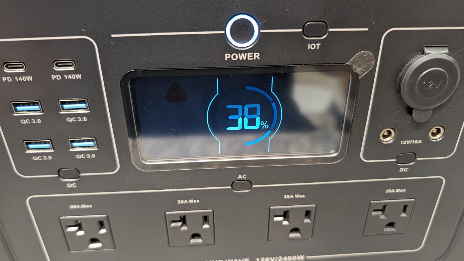 OUPES 2232Wh 2400W Exodus 2400 Lite Portable Power Station – For Parts/Repair