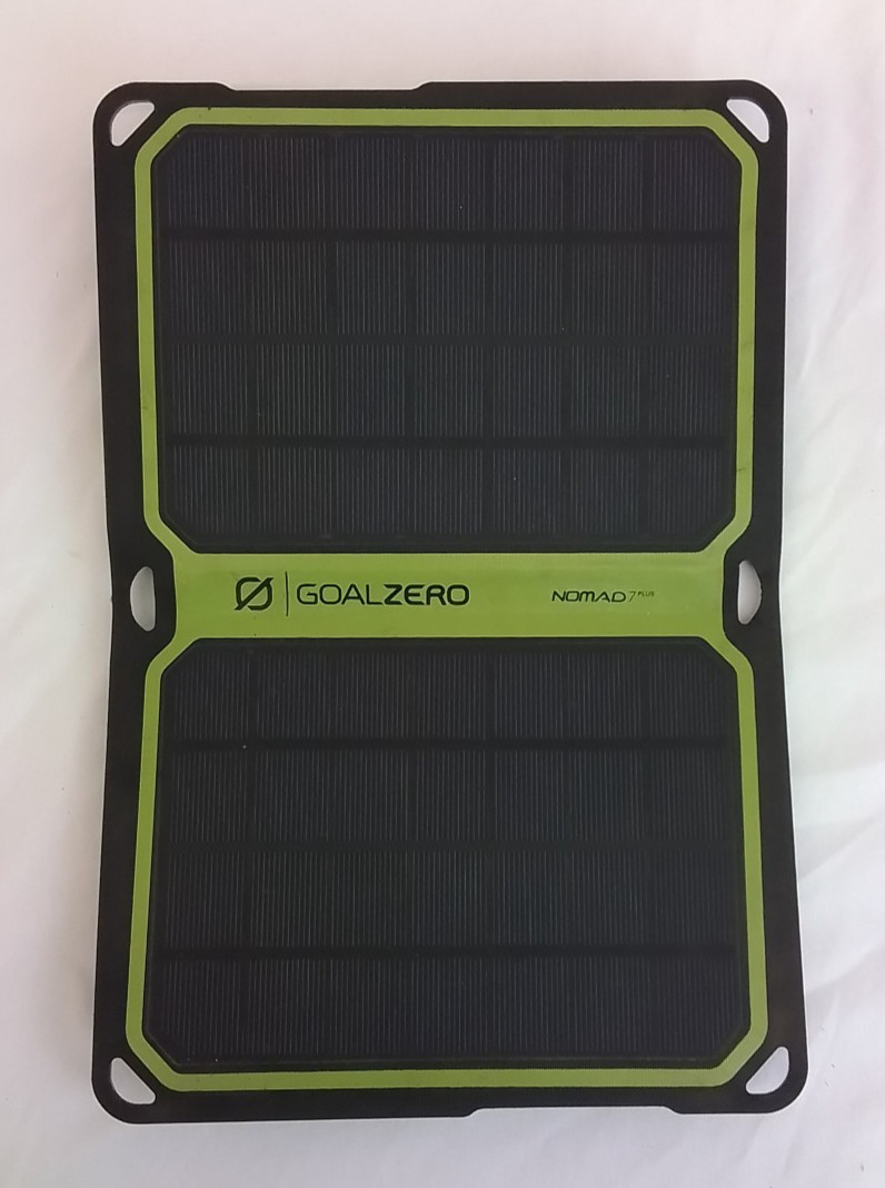Goal Zero Nomad 7 Portable Solar Panel Missing Batteries Tested Working #J4155