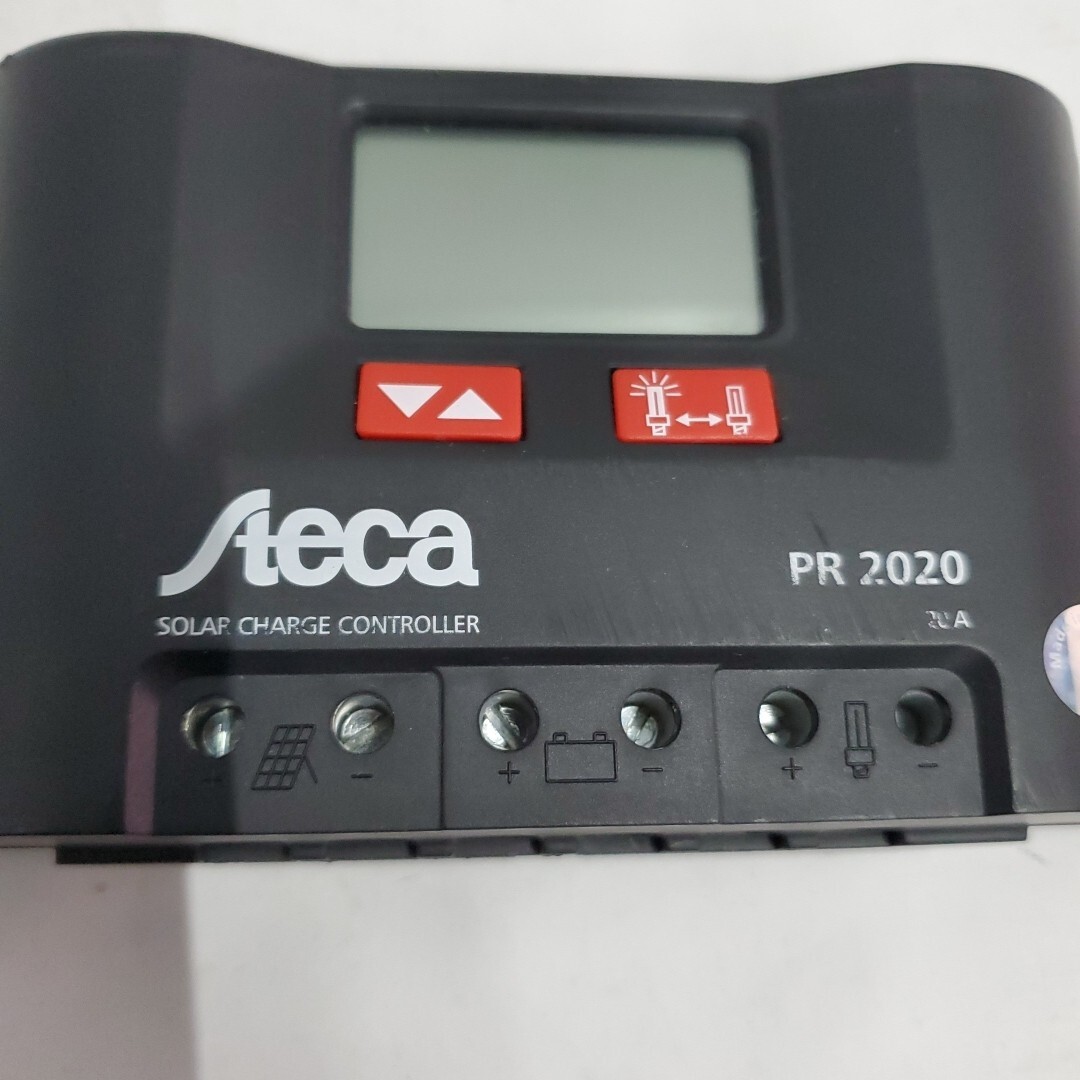 SunWize Steca PR 2020 Solar Charger Controller 20A 12/24V w/ Connection Block