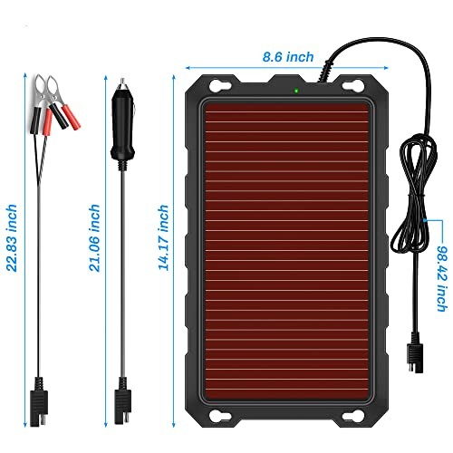 3.3W-Solar-Battery-Trickle-Charger Solar Powered Battery Chargers 3.3w