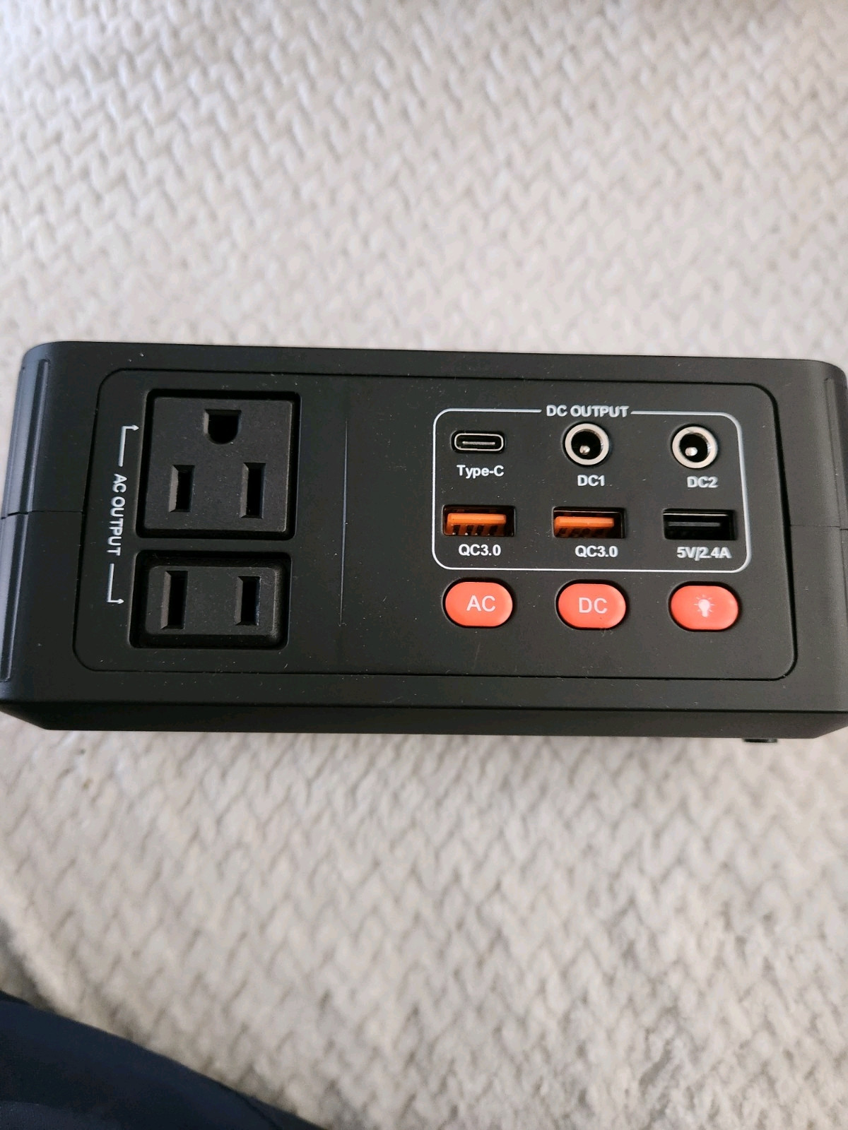 HOWEASY Portable Power Station for Home Camping Emergency Backup, 24000mAh Solar