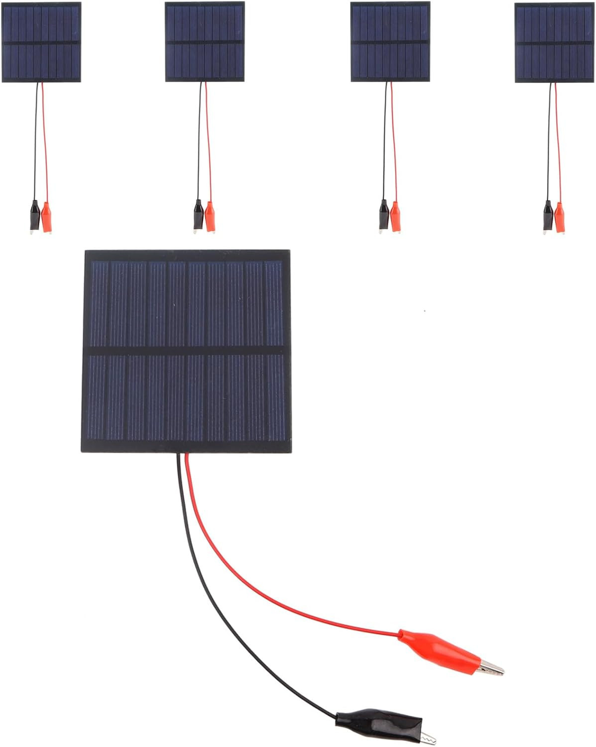 5 Pcs Small Solar Panels,1W 5V 200Ma Mini Solar Panel Photovoltaic Solar Cells C