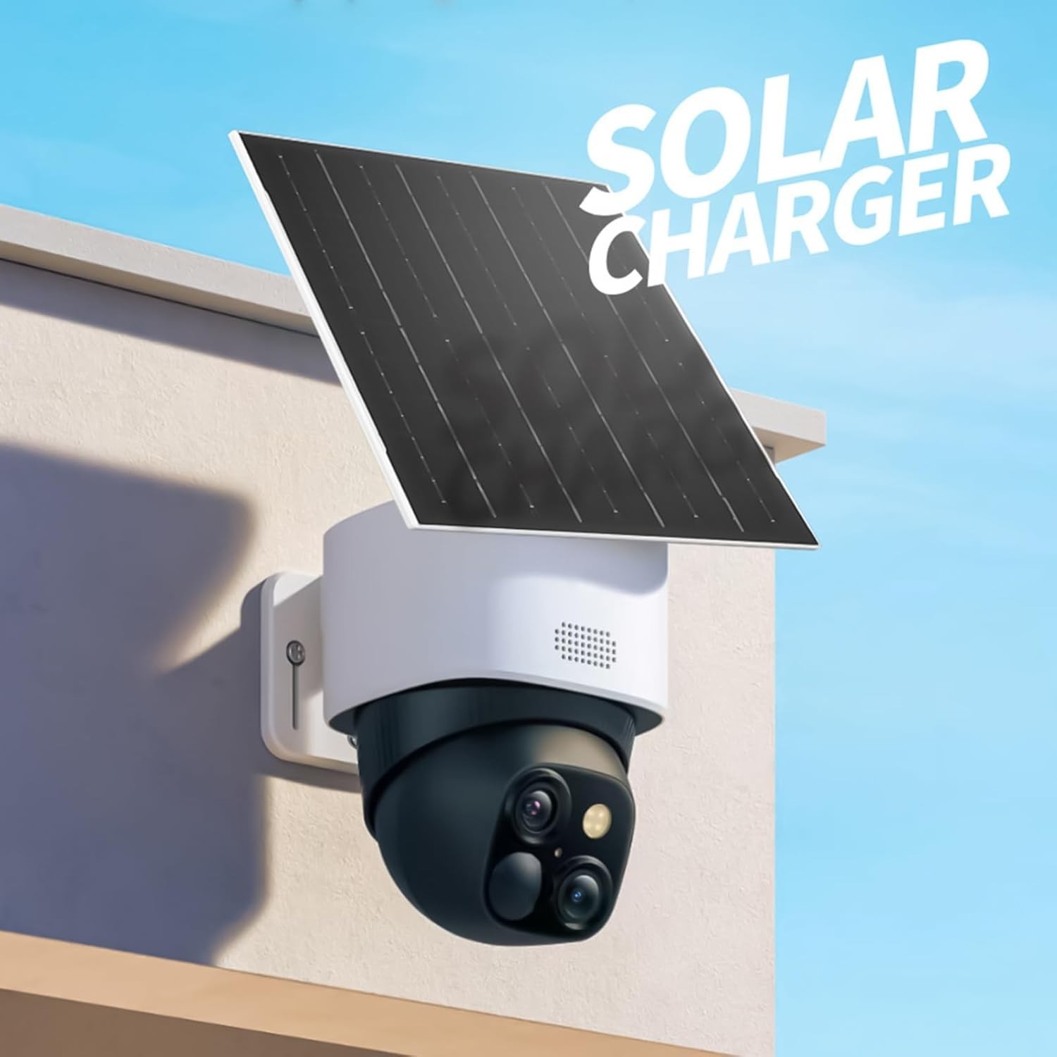 Solar Panel for Ring Spotlight Camera/Stick Up Cam Battery Charger 8W 5V Output