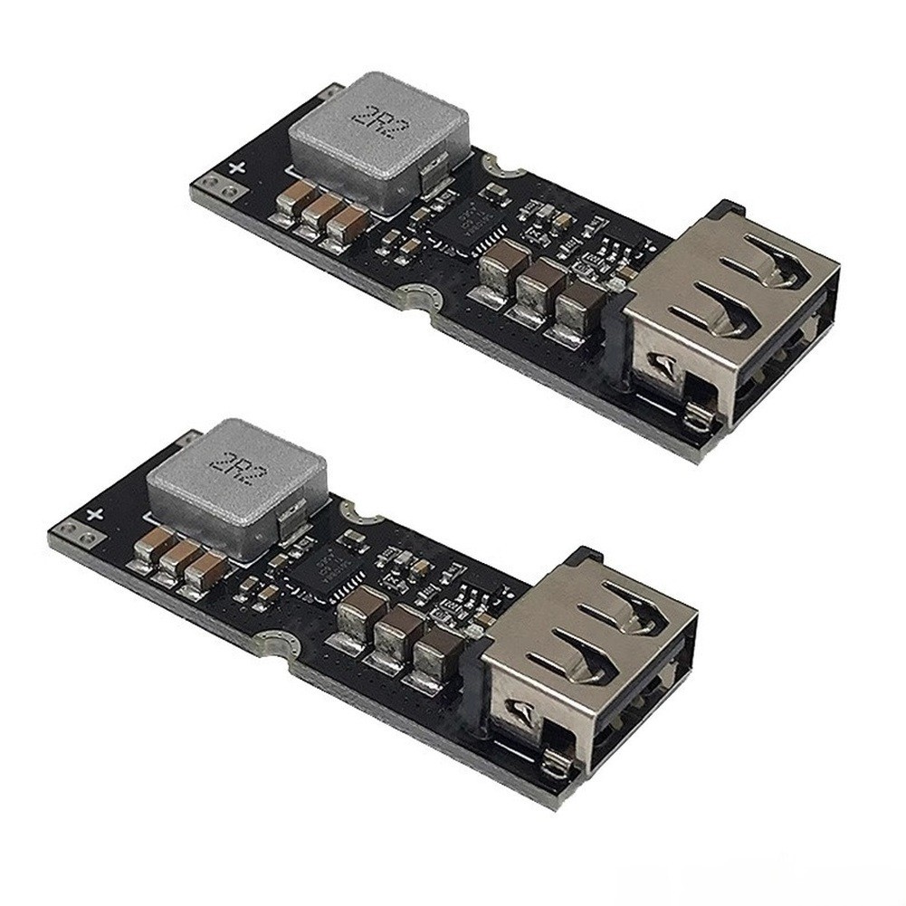 TPS61088A 2PCS 24W Boost Converter Module 2.8V-4.5V to 4.5V-12V Output