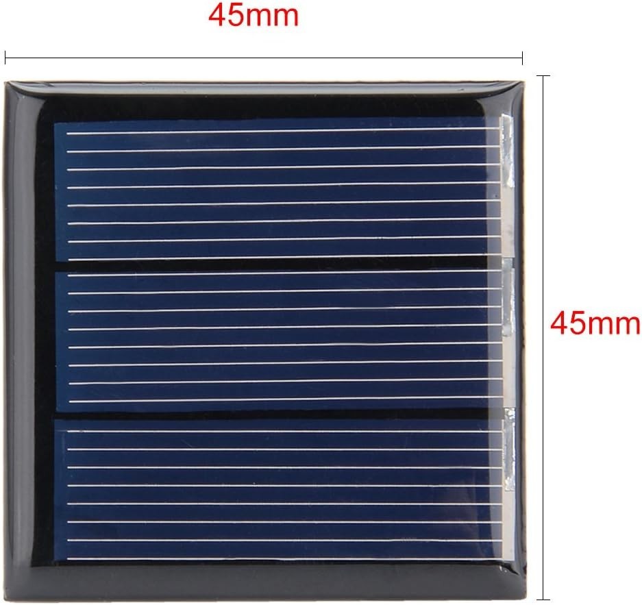 5Pcs 1.5V 150mA Poly Mini Solar Cell Panel Module DIY for Light Toys Charger …