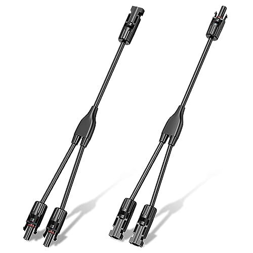 Solar Panels Connectors Y Branch Parallel Adapter Cable Wire Plug Tool Kit