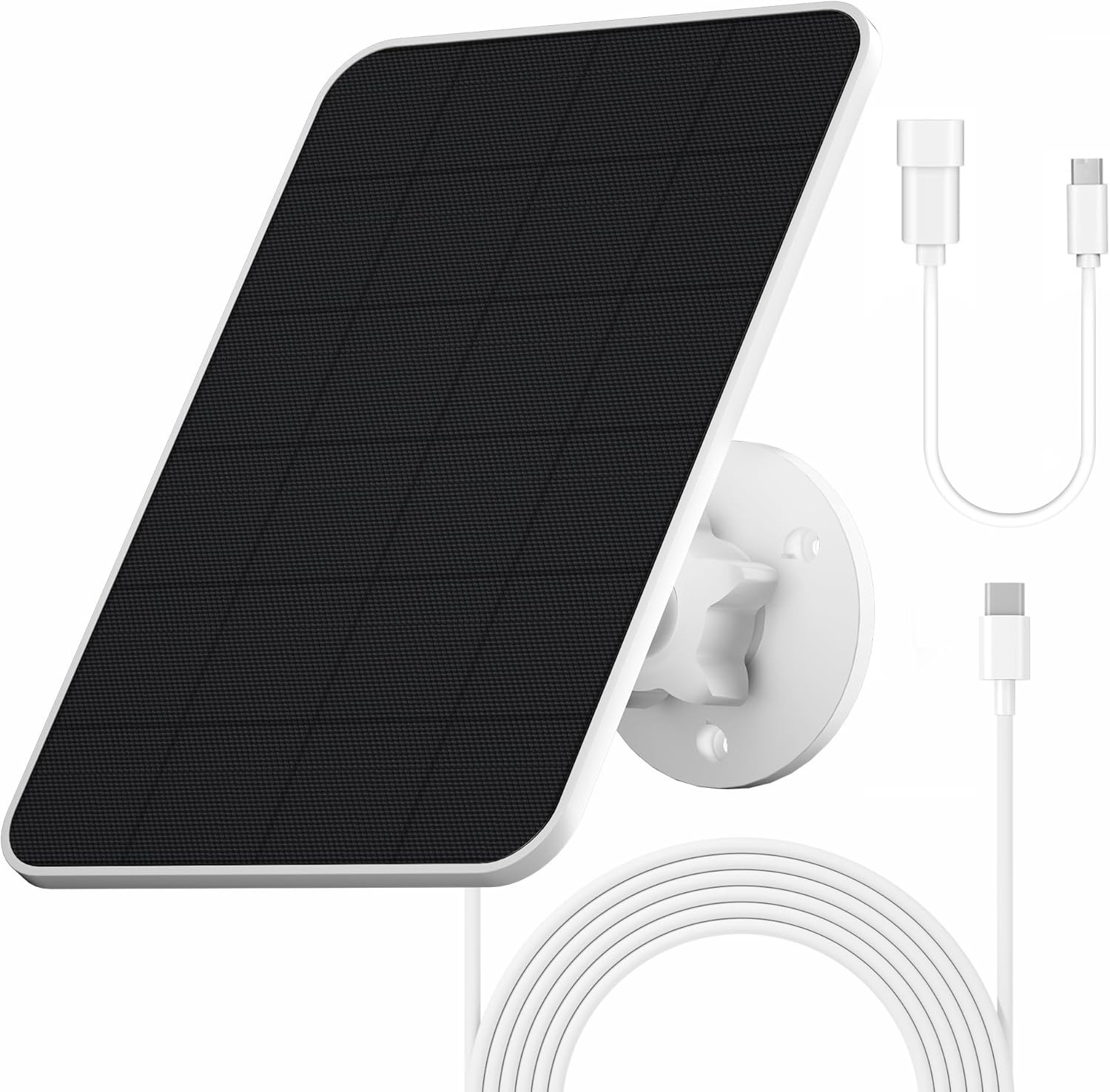 Solar Panel for eufy Camera,Security Camera,5V 4W Solar Panel for eufyCam 2/2…