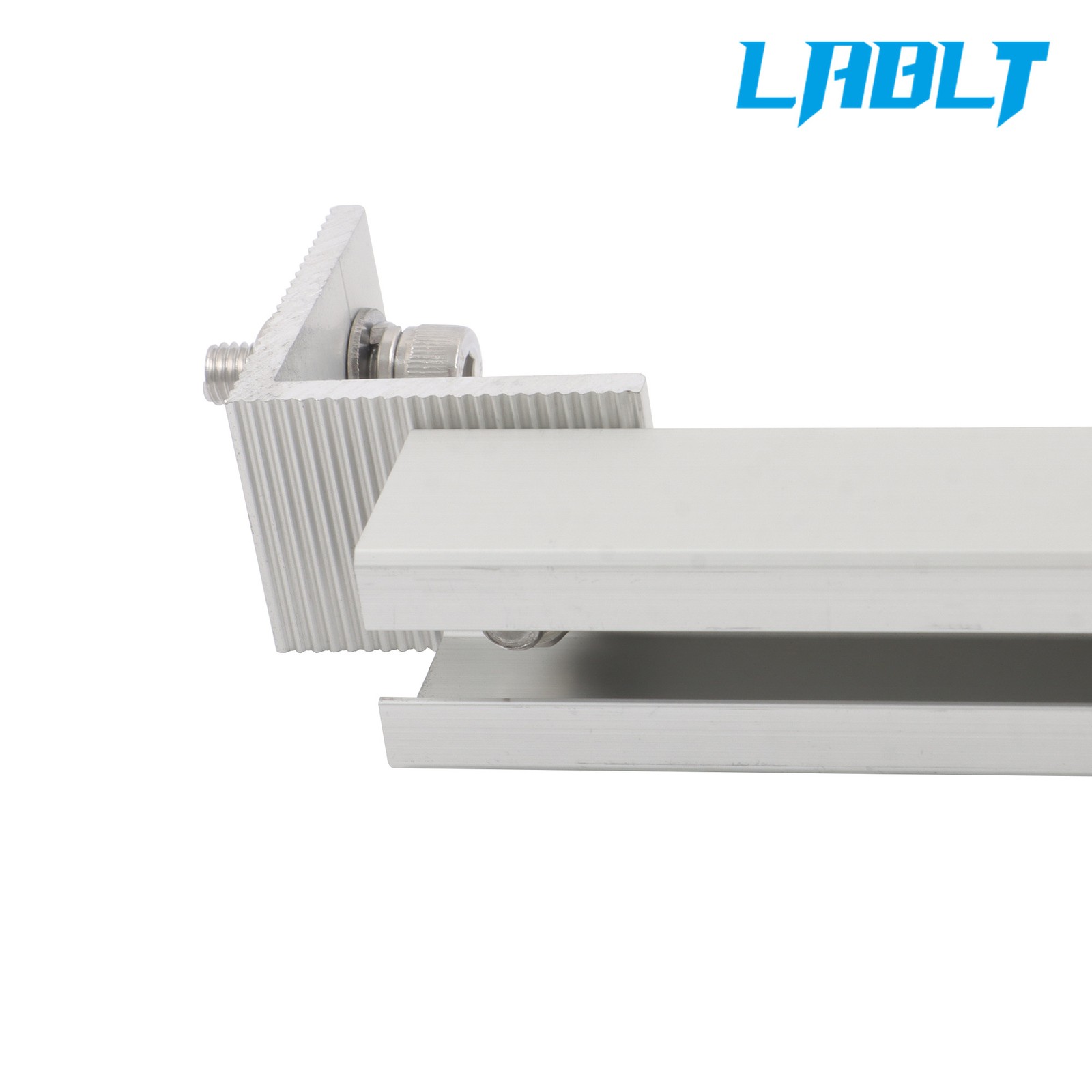 LABLT 4 Solar Panel RV Tilt Mount Brackets Set Adjustable Angle For Roof Install