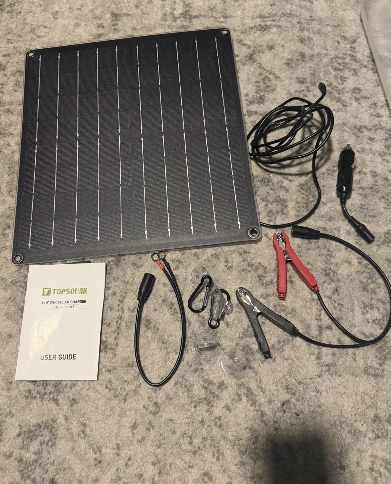 TopSolar 20W Car Solar Charger / Solar Panel