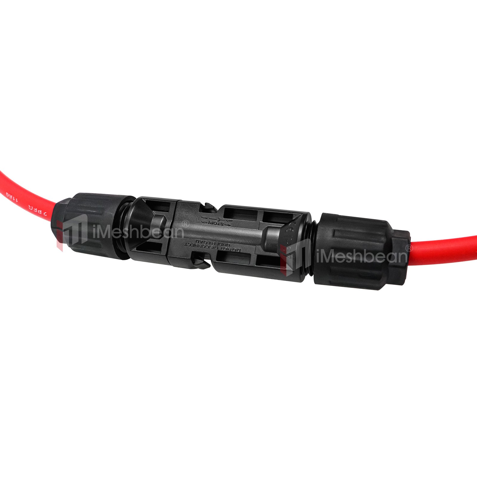 100FT 10AWG Black Solar Panel Extension Cable PV Wire Waterproof Solar Connector