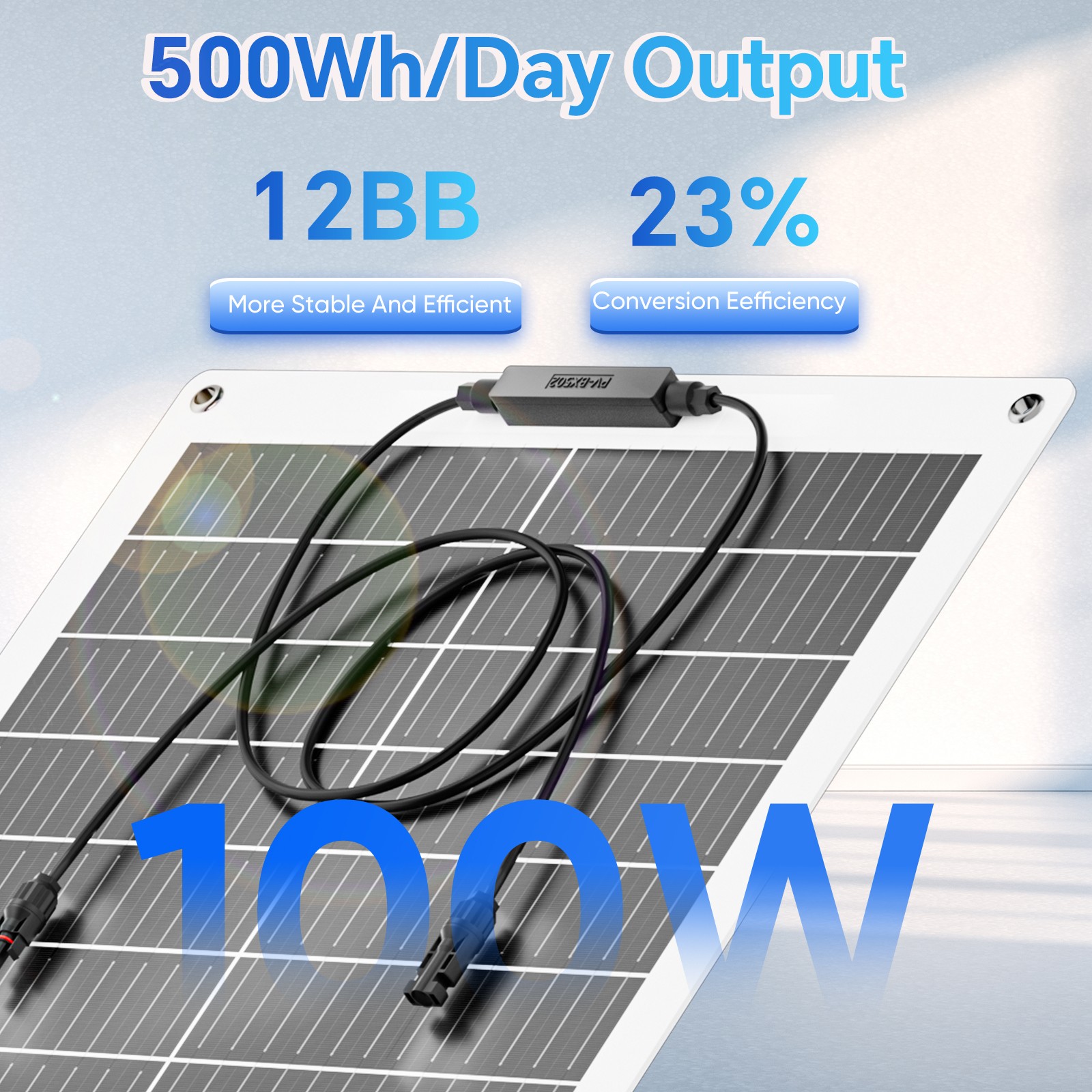 100W 200W 300W 12V Solar Panel Solar System Home Boat Charging Camp Power Carava
