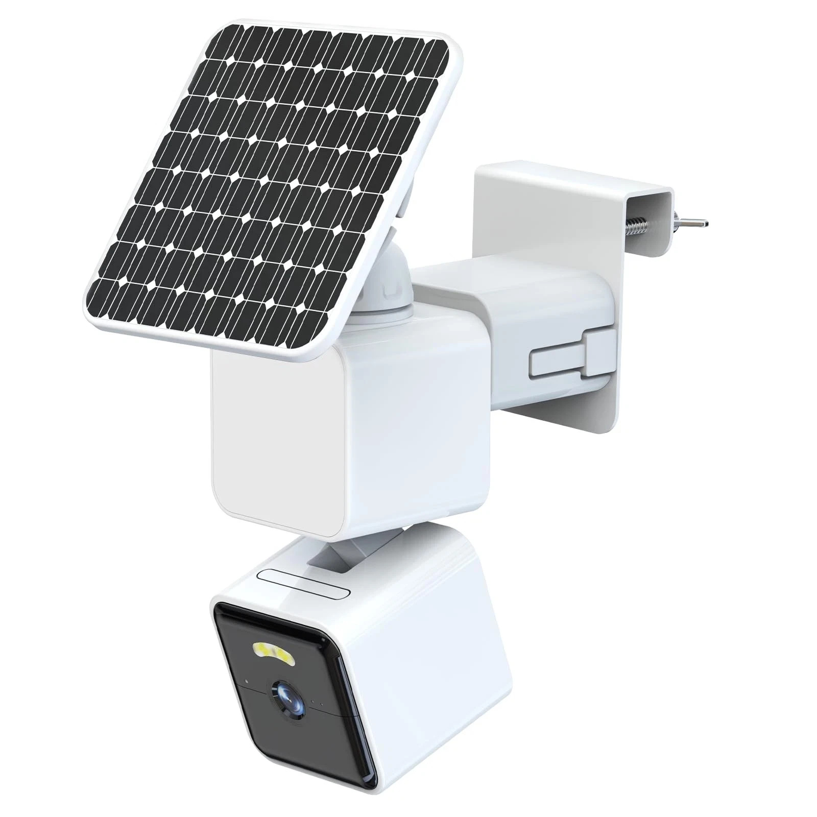 Gutter Mount Compatible with WYZE Solar Cam Pan, No-Drilling Metal Security C…