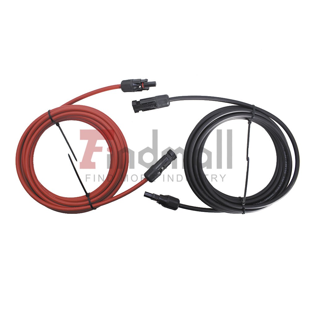 High Quality 1 Pair Solar Panel Extension Cable Wire Connector 10 AWG 15ft