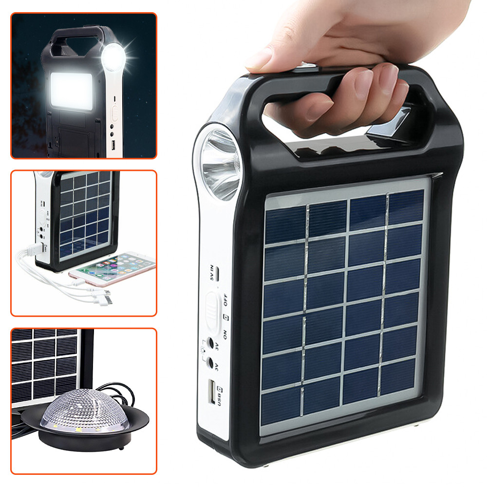 Portable Power Station Solar Generator Panel Power Bank Outlet Camping Emergency
