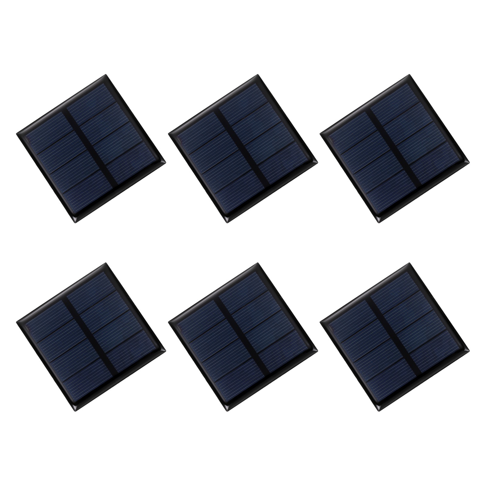 6Pcs 2V 0.32W 160mA Mini Solar Panels, Solar Photovoltaic Power Cells