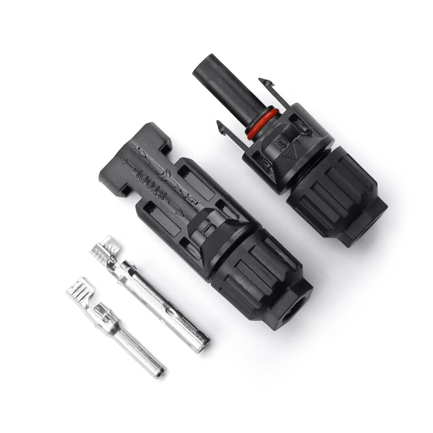 10 Pairs Solar Panel Cable Wire Connectors Kit Male & Female Waterproof Adapter