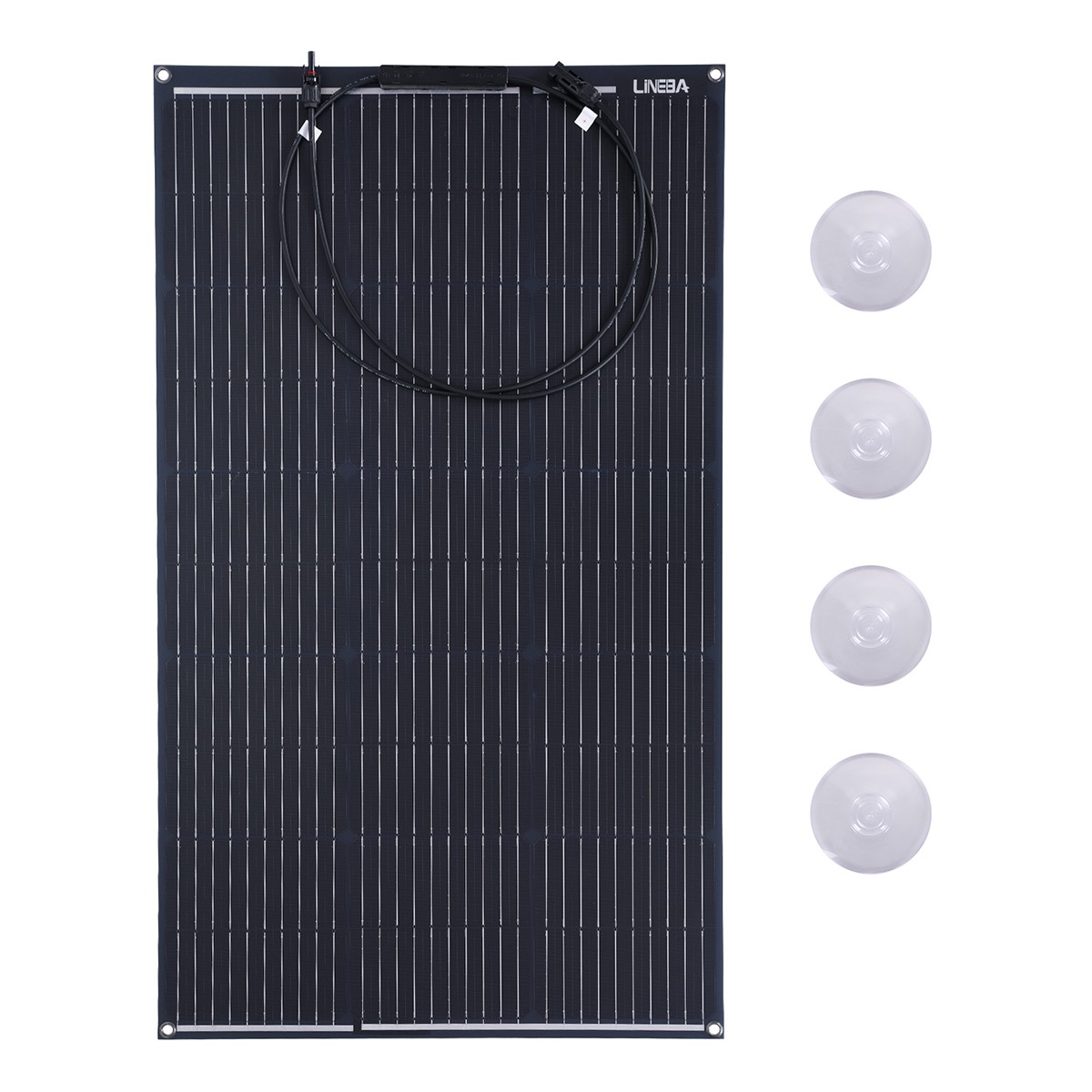 Semi-Flexible Bendable Solar Panel 200W 18V Thin Film Mono RV Boat Camper Home