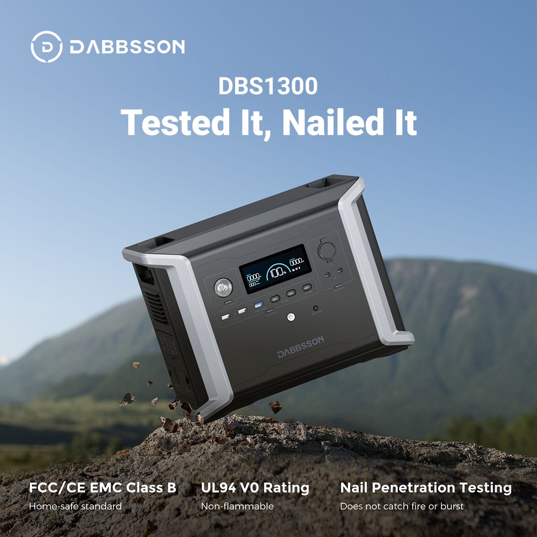 Dabbsson 3030Wh 1200W Power Station Generator w/ Backup Battery Home Rv Trip