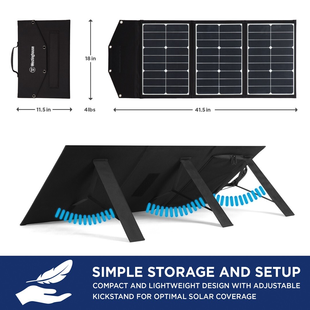 Westinghouse Open Box WSolar60p 60w Solar Panel with Power Cord