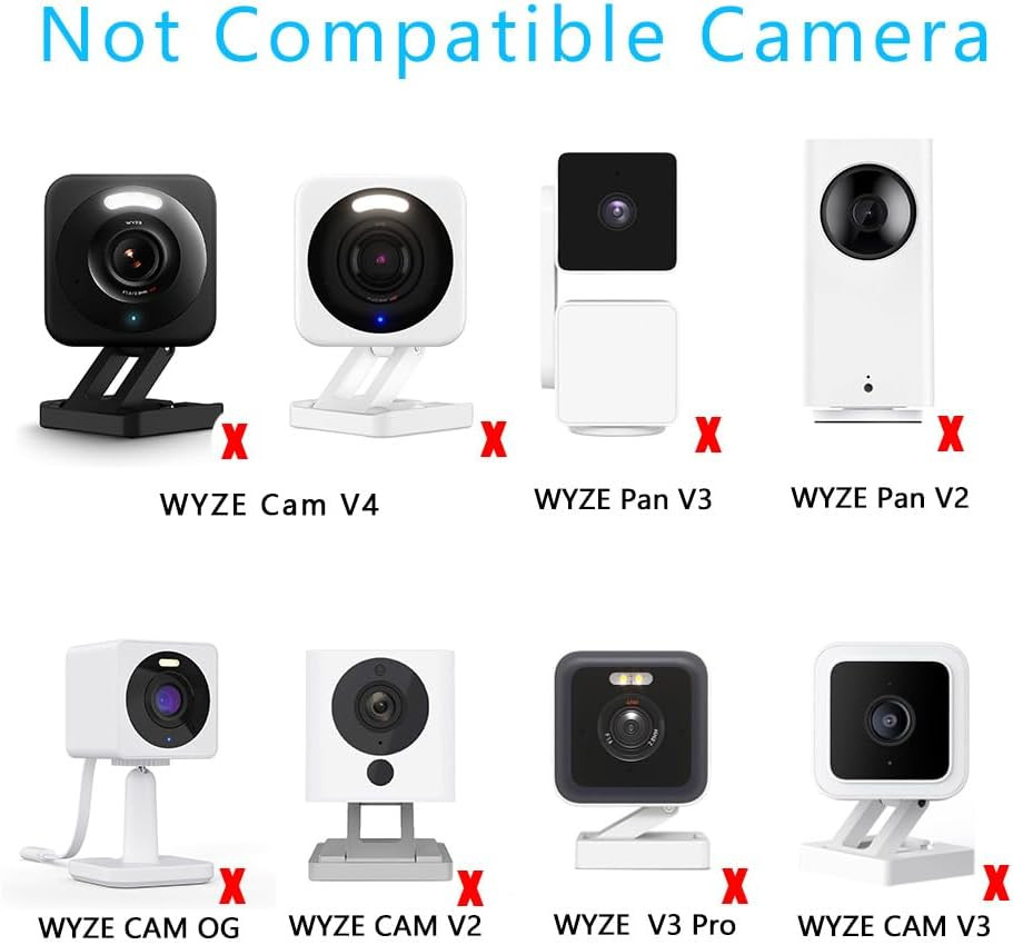 2 Pack Solar Panel Compatible with WYZE Battery Cam Pro, Eufycam 2C/2C Pro, 4W 5