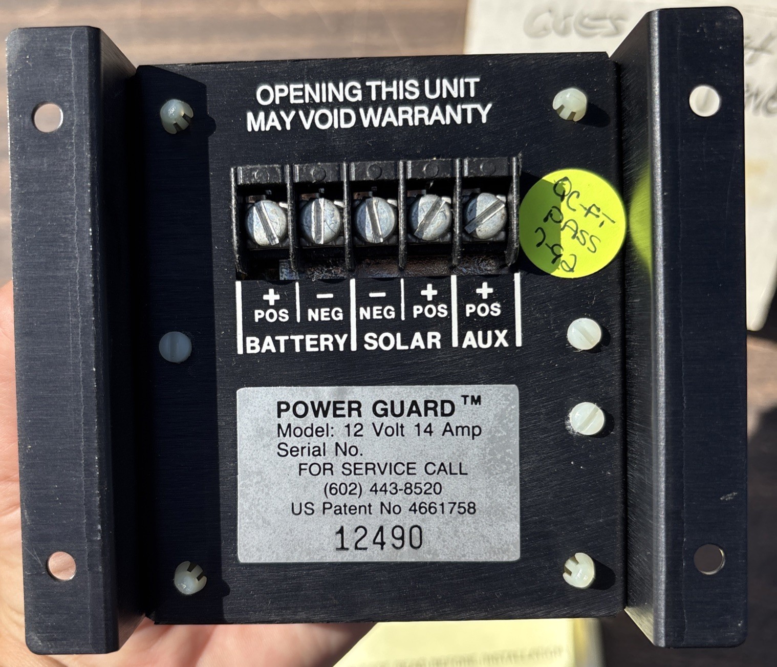 VTG Power Guard Metering 12 Volt Solar Systems Solid State Electronic Module NOS
