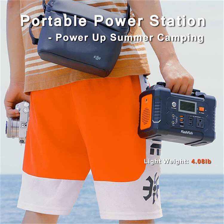 Portable Power Bank 40800MAH for Outdoor Travelling, Support Solar Recharging